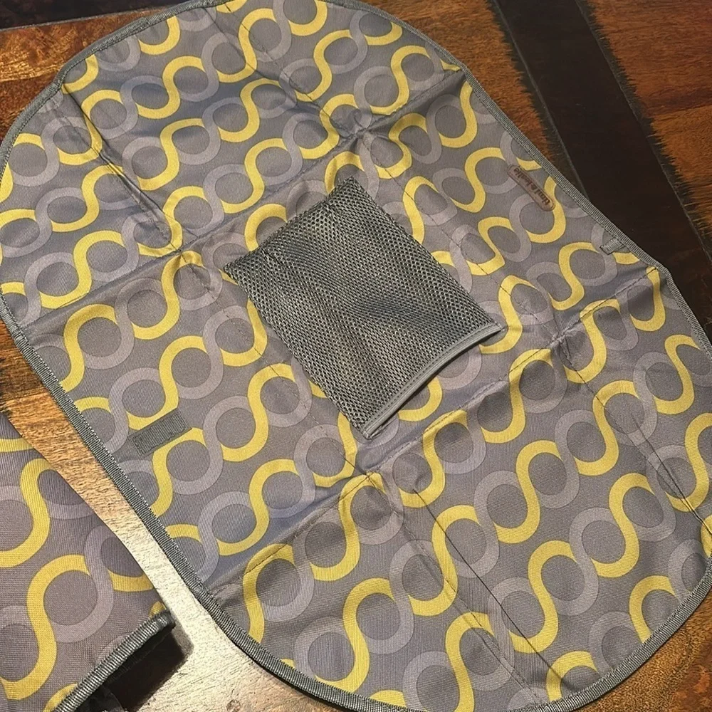 Timi & Leslie Gray and Yellow Diaper Bag EUC